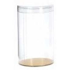 Clear Tube Box - 1 1/2 x 4"(ht)