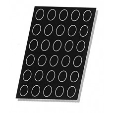 OVAL SHAPE FLEXIPAN 600X400MM 30 ITEMS