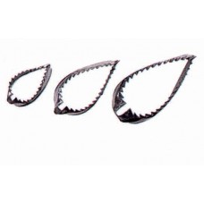 SET OF 3 SHORT LEAF CUTTERS