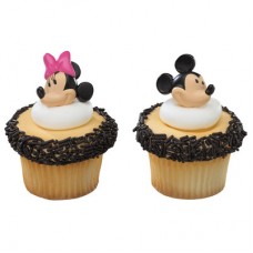 Mickey and Minnie Cupcake Rings