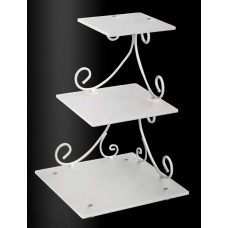 Square 3 Tier Display