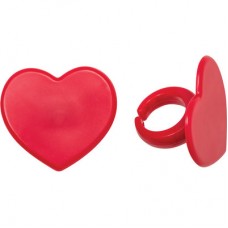 Red Heart Rings