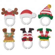Feet and Hats of Christmas Characters