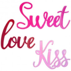 "Sweet", "Love", "Kiss" Layons