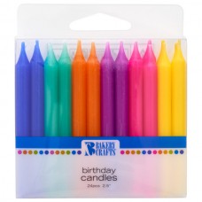 Bright Colour Candle Assorted 