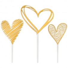 Gold Hearts