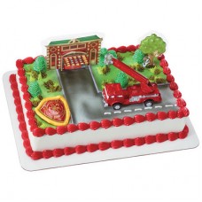 Fire Truck and Station DecoSet®