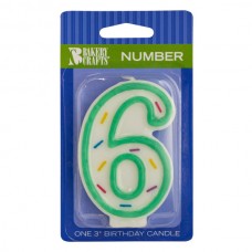 Green Line Candle #6