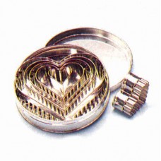 HEART CUTTERS WAVY 6PCS