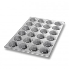 MUFFIN MOULD GLAZED 2 3/4", 24 CAVITIES