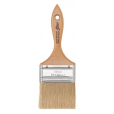 3" Flat White Boar Bristle Pastry Brush