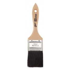  2” Flat Black Boar Bristle Pastry Brush