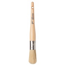 1” Round White Boar Bristle Pastry Brush