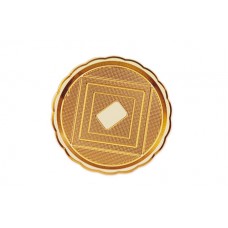 Gold Round Platter 34cm