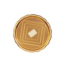 Gold Round Platter 38cm