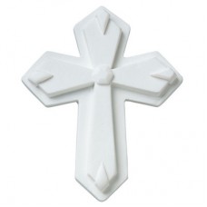 Classic White Gum Paste Cross