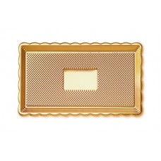 Gold Rectangular Platter 15x30cm