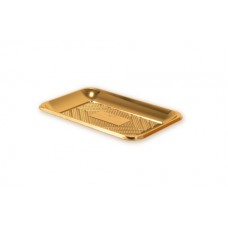 Gold Rectangular Deep Platter 23.5x16cm