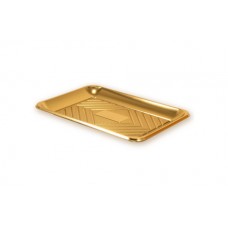 Gold Rectangular Deep Platter 27x19cm