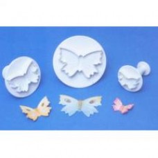 Set of 3 Plunger Cutters - Butterflies