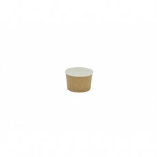 Biodegradable and Compostable Kraft Ice Cream Cups - 170cc