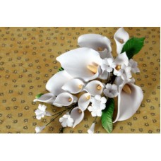 Large Calla Lily Sprays - White