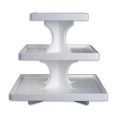 3 Tier Square Display