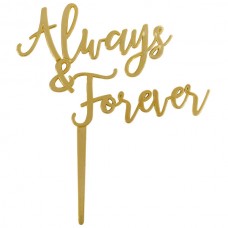 Always & Forever Ornament Gold