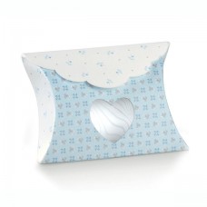 Small Rectangular Blue Baby Box