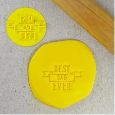 "Best Dad Ever" with Ribbon Embosser