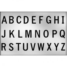 Large Alphabet - Chocolate Mold