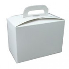 Large White Box with Handle 