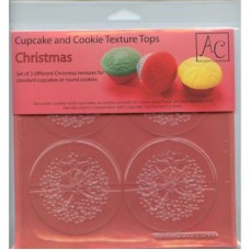 Christmas Cupcake and Cookie Texture Mats