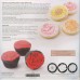 Floral Cupcake and Cookie Texture Mats