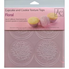 Floral Cupcake and Cookie Texture Mats