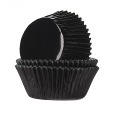 Metallic Black Standard Cupcake Liner