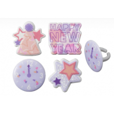 Pastel Happy New Year Rings