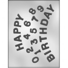 Happy Birthday and Numbers - Chocolate Mold