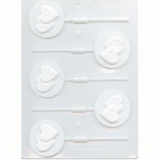 "MR. and MRS." in Double Hearts - Candy Mold