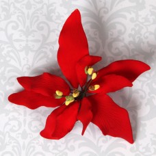 Small Gumpaste Poinsettias