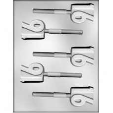 Number 16 Lollipop - Chocolate Mold