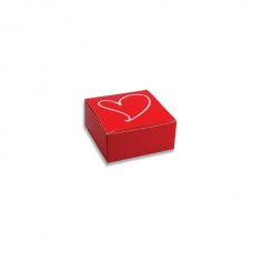 Small Red Box with White Heart