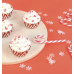Candy Cane Foil Lined Cupcake Wrappers