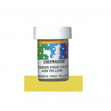 Yellow candy powder