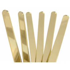 Gold Plastic Popsicle Sticks