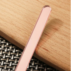 Rose Gold Plastic Popsicle Sticks