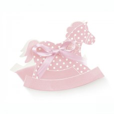 Rocking Horse Pink Baby Box
