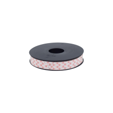 Automatic Bow Ribbon Powder Pink Hearts