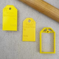 "Merry Christmas" Cutter and Embosser Gift Tag