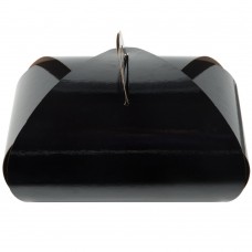 Reversible Rectangular Black and Kraft Tulip Box